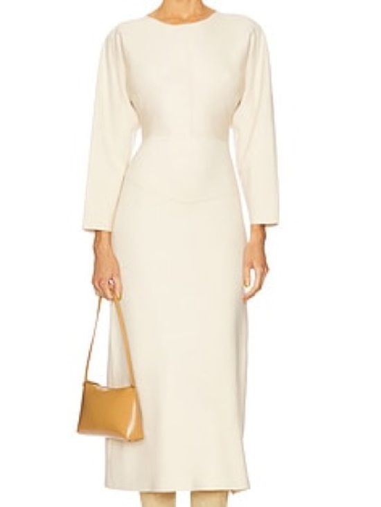 Line & Dot Dresses & Skirts - Line & Dot Ginne rayon blend long sleeve bodycon knit Dress in Bone size XS